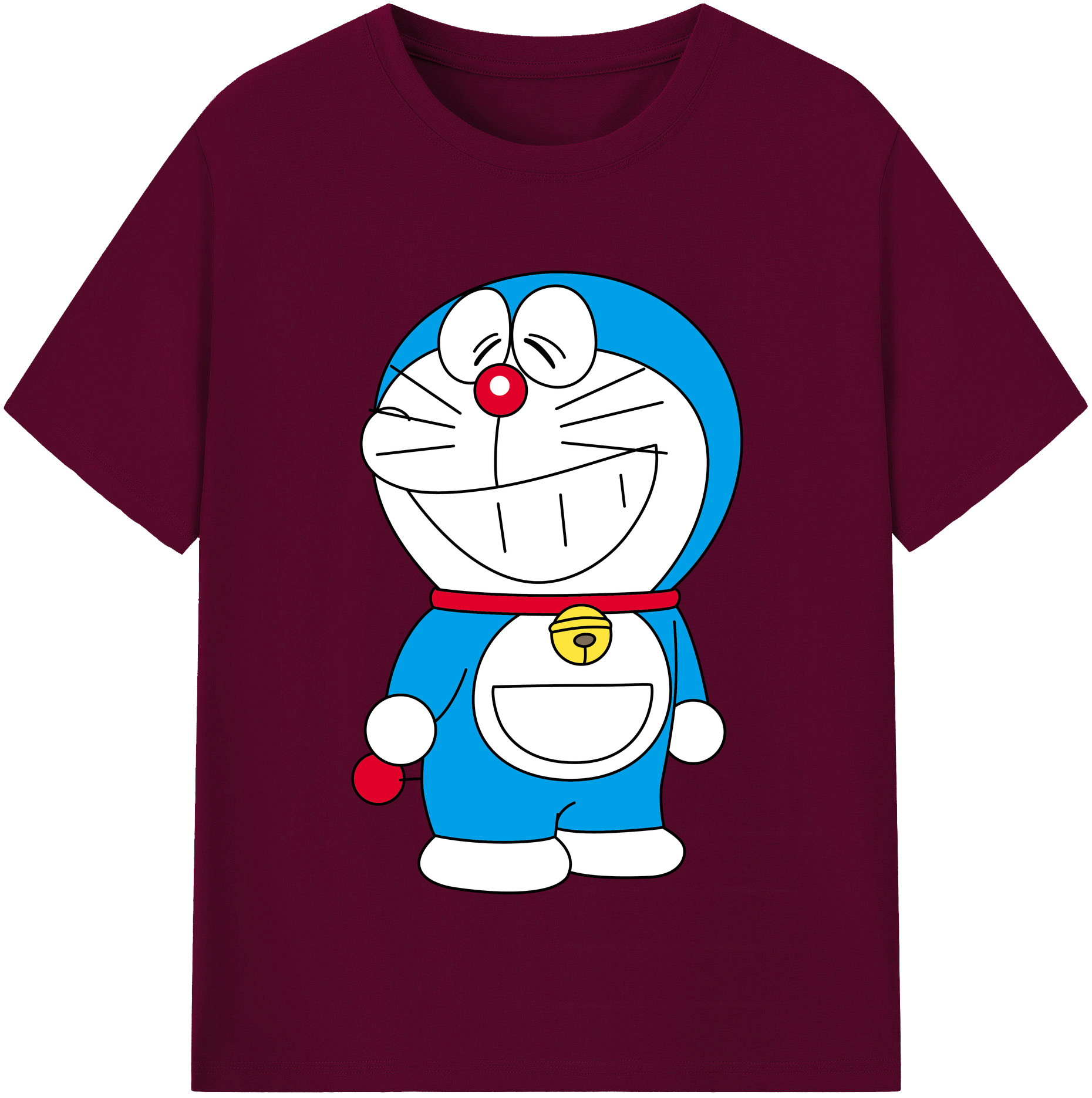 （画像用） ドラえもん Doraemon レディースカジュアルプリントTシャツ（綿100％）